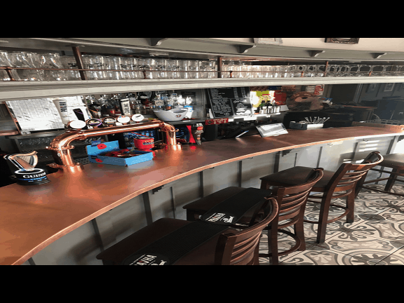 Grey Mare, Bolton - Brass Bar Top