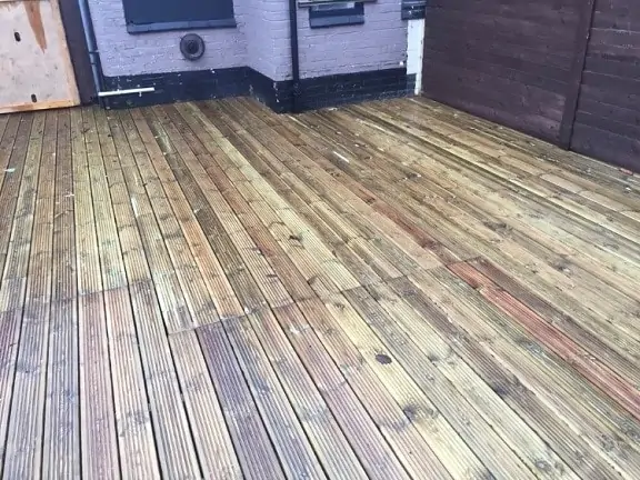Levenshulme - External Decking Job