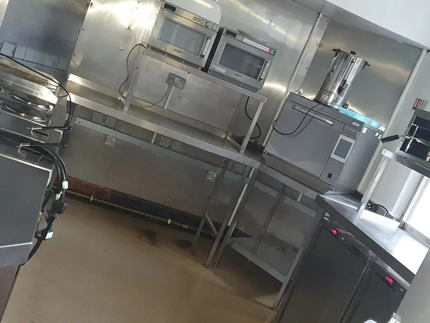 Professional Clean of Trade Kitchen and Living Quarters
