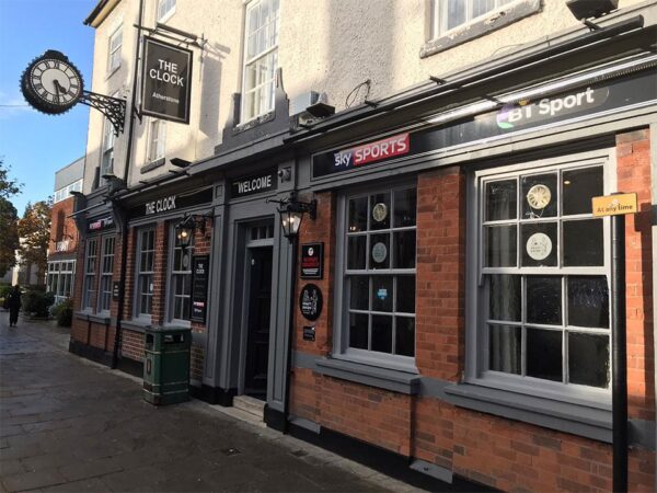 The Clock Pub Internal and External Decoration