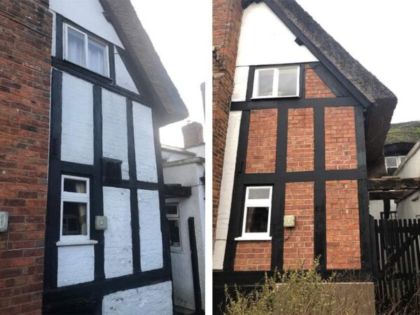 Gable End Works to The Thatch Inn Pub in Nantwich