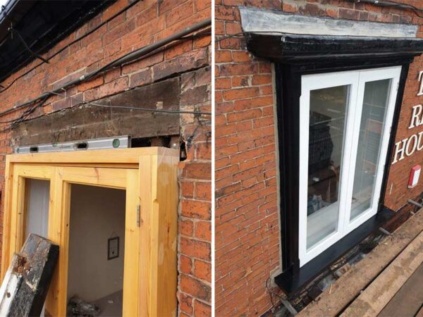 Window Replacement at The Red House Hotel in Caverswall