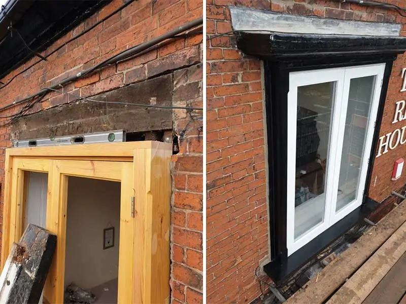 Window Replacement at The Red House Hotel in Caverswall