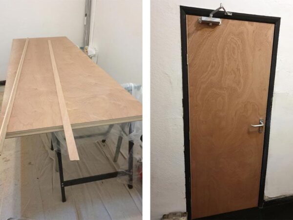 Fire Exit Doors at Grand Central, Manchester