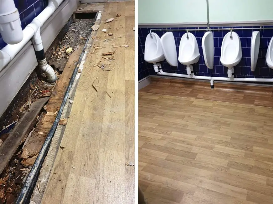 Toilet Floor Replacement in Wrexham