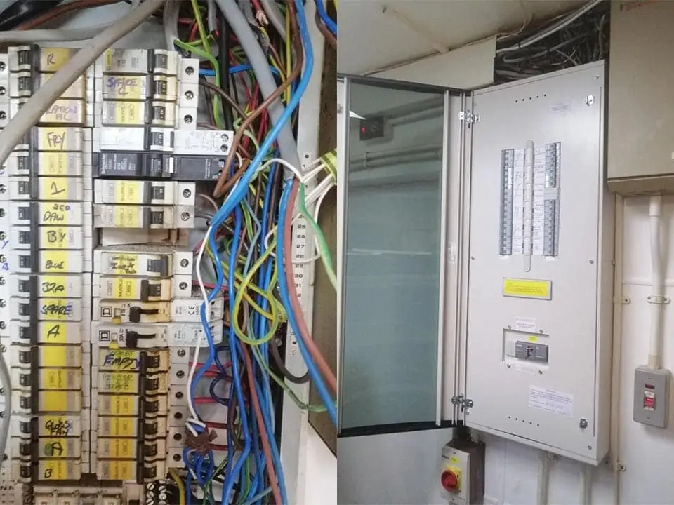 Electrical works at The Metropolitan in Didsbury