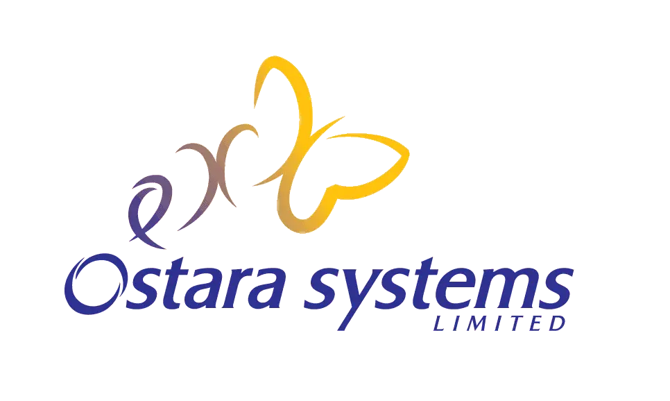 Ostara Systems Limited logo on a beige background