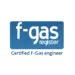 F-Gas Register logo stating “Certified F-Gas engineer”