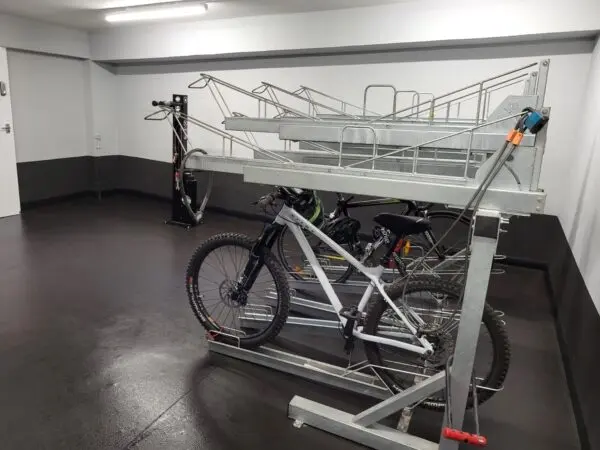 Storage area to a fully functional Bike Store