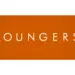Loungers wordmark in white on an orange background